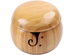 Cubo Tecido De Bambú, Recipiente De Armazenamento Artesanal Para Artesanato E Crochê