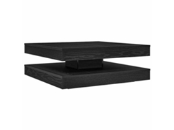 Coffee Table, Coffee Tables Vidaxl Preto Madeira Processada (90 X 90 X 34.5 Cm)