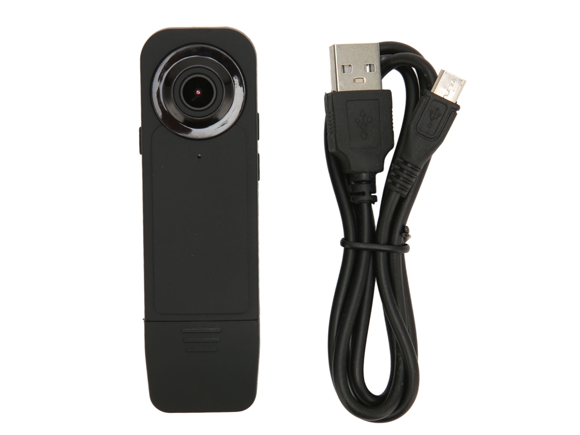 Mini Câmera Corporal 1080p com detecção de movimento, visão noturna, com clip CHABERLU