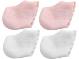 Protetores De Calcanhar Hidratantes Packove, 2 Pares, Leves, Para Pele Seca E Calosidades, Uso Confortável Para Fascite