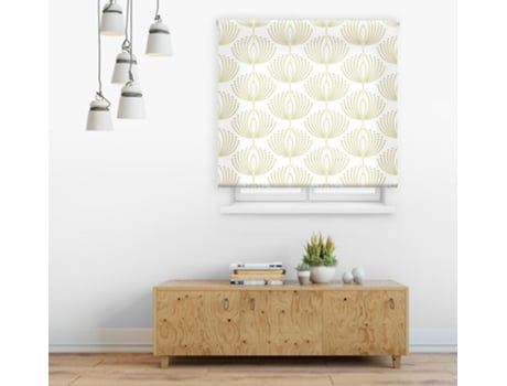 Estore de Rolo HAPPYSTOR Acacia Impressão Digital Gostar Blanco-Pistacho 170x180 cm