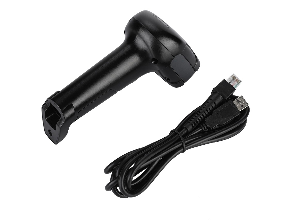 Lf1650 2d Barcode And Qr Code Reader, Black And Gold.