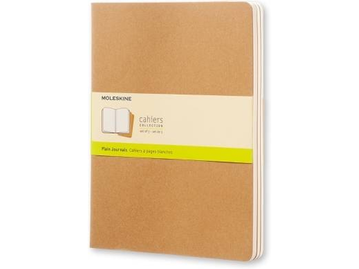 Pack 3 Blocos MOLESKINE Cahier Journal Extra Large Worten.pt