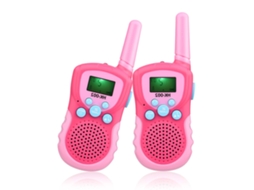 Primerox walkie Talkie para Crianças Brinquedo 2 Way Radio Longa Distância 3km Lcd Lanterna
