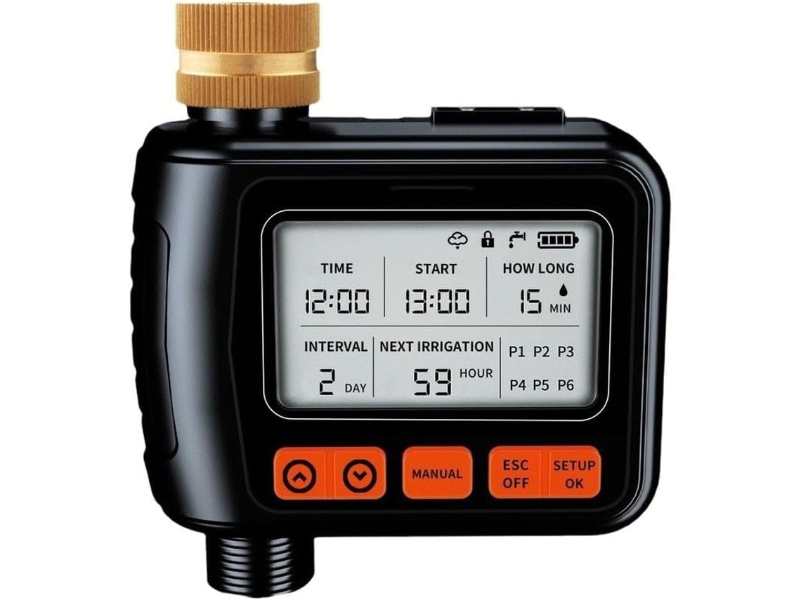 Controlador De Rega Digital Automático Com Temporizador Para