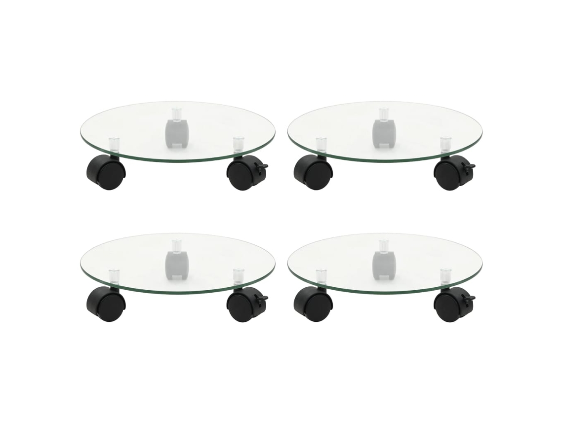 Plant Roller, Plant Rollers Vidaxl Transparente Vidro (n/a)