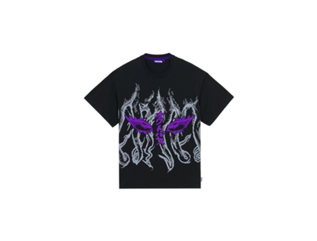 T-shirt De Homem Polvo Algodão Preto (m)