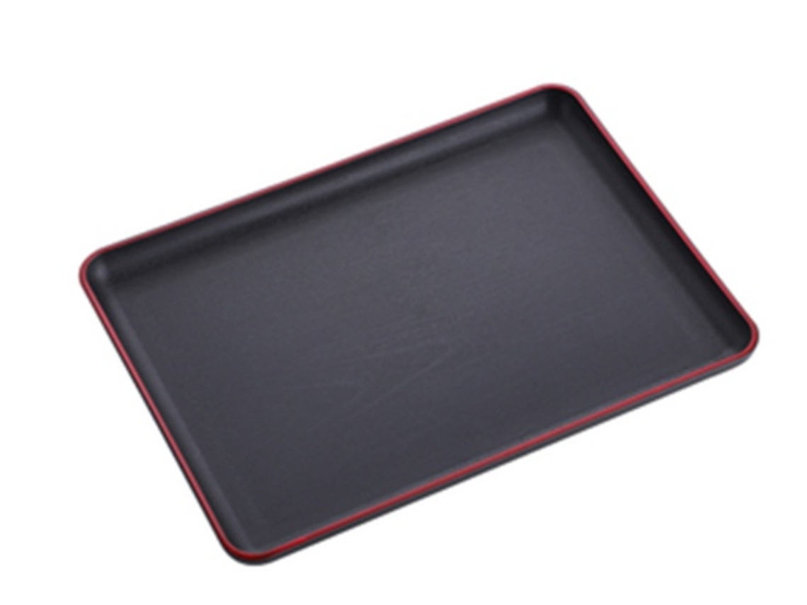 Lurelia Bandeja Plástica Retangular Antiderrapante Com Compartimentos 30 X 20 Cm