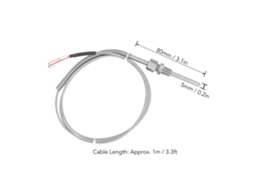 Laxiscreed Sensor De Termopar Type K Com Interface Npt 1/8" Para Medição Até 1250℃