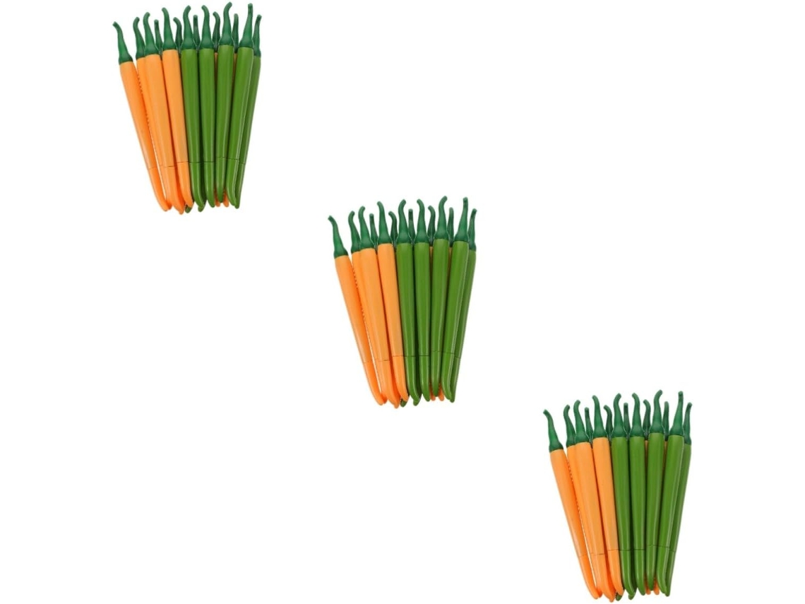 Conjunto De 42 Canetas Em Gel Formato Pimenta Doce, Reutilizáveis,