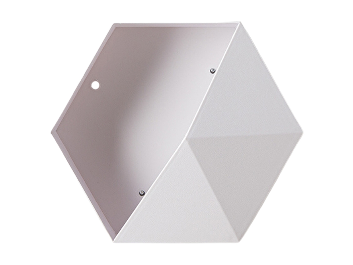 Prateleira de Parede Hexagonal para Decoração e Armazenamento