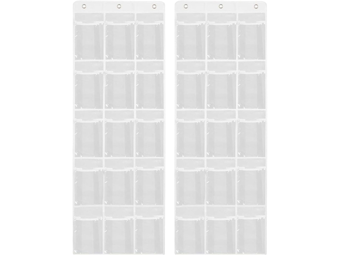 Conjunto De 2 Estojos Para Fones De Ouvido, Ideais Para A Sala De Aula. Organizador Versátil Em Pvc Para Guardar