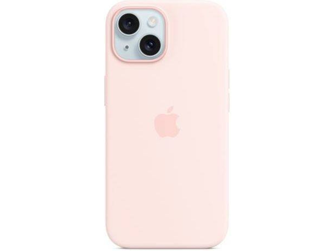 Capa APPLE iPhone15 Silicone Case MagSafe (Light Pink)