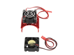 Mali conjunto de Dissipador de Calor e Ventoinha para Motor Hobbyfans Alumínio e Plástico para F540 550 3650 3660 Vermelho