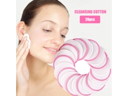 Toalhas Reutilizáveis Laváveis Para Remoção De Maquiagem Facial