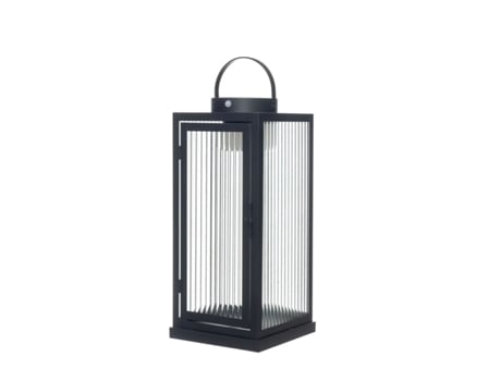 Lanterna Solar Recarregável Metal 45cm Imporcelos