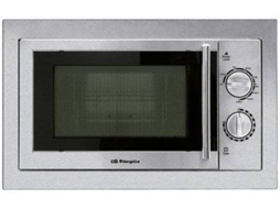Micro-ondas Encastre ORBEGOZO MIG2033 (20 L - Com Grill - Inox)