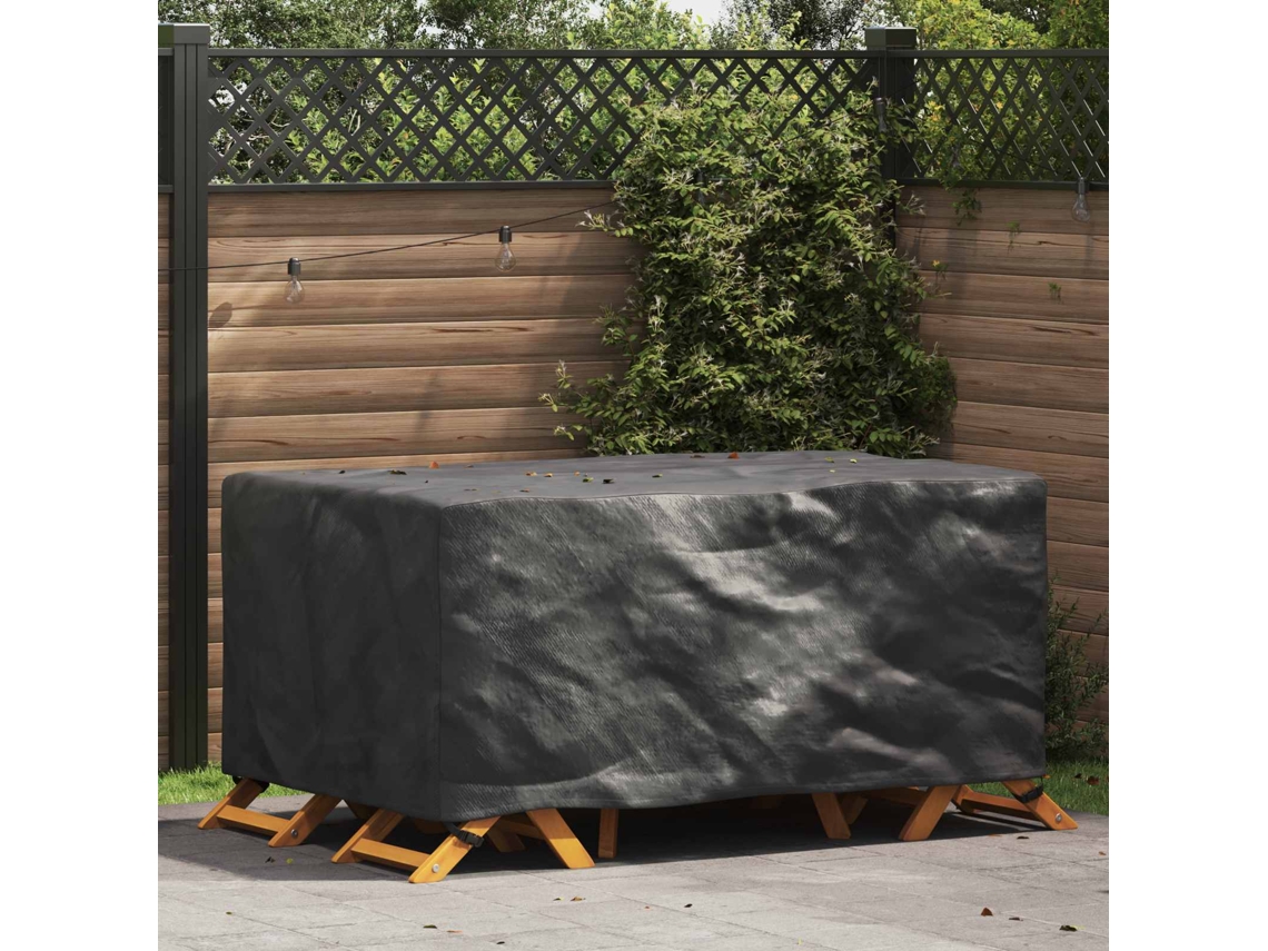 Vidaxl Capa Para Móveis Liso Preto 172 X 113 X 73 Cm 210d
