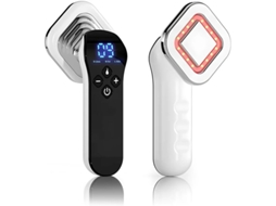 Massajador Corporal Portátil Com Função Aquecida Sr Rf63 Ferramenta De Beleza Sem Fios Para Uso Doméstico Com 10 Níveis Branco Bestvite