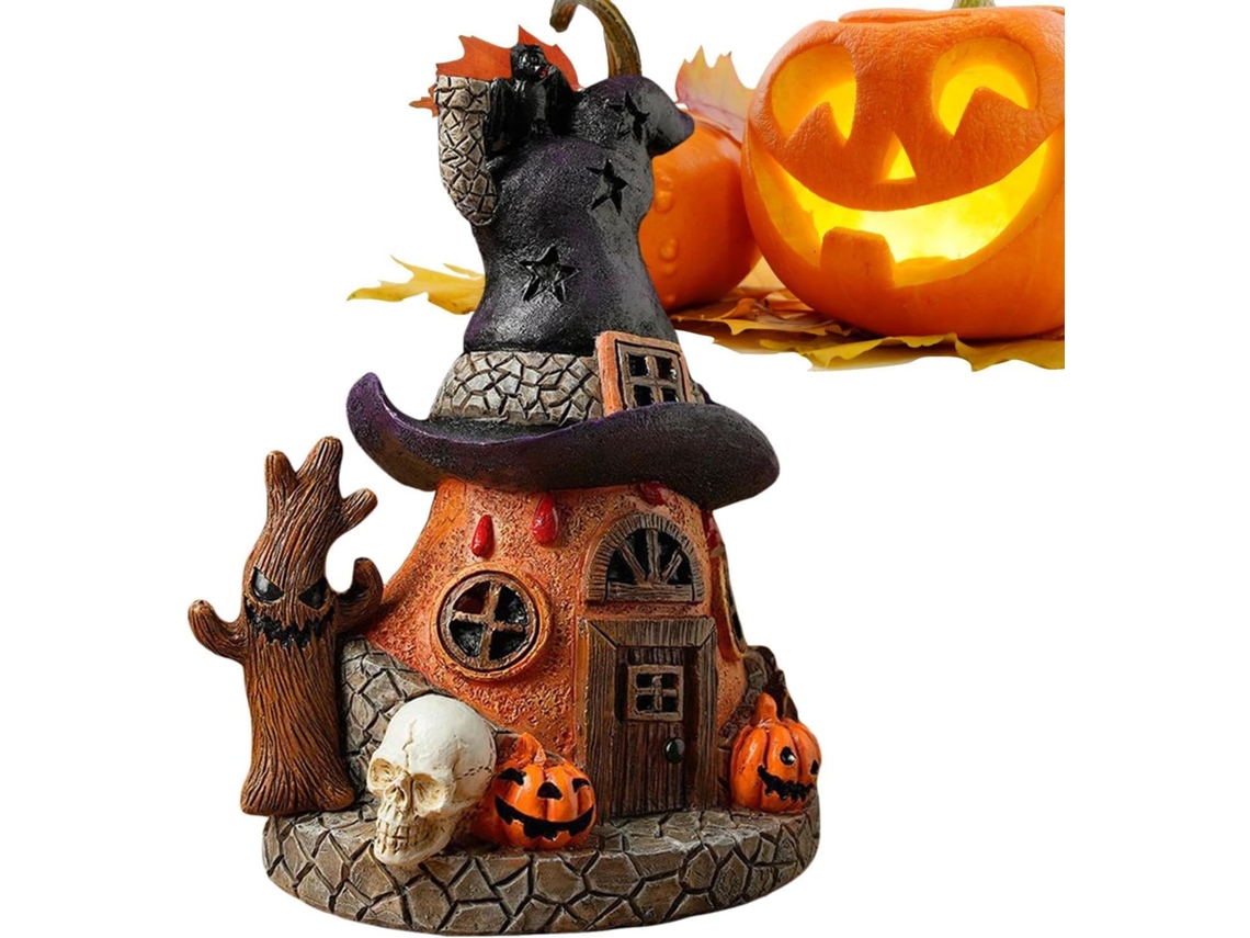Estatueta De Resina De Casa Assombrada De Halloween |