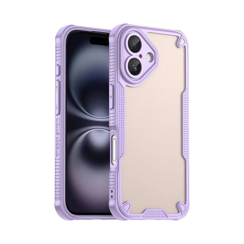 (roxo, Iphone 16 Pro) Capa De Celular Luxuosa Em Tpu, Resistente A Impactos E Durável, Com Design De Borda Fosca Para Proteção Completa.