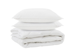 Conjunto 3 Edredom De Cama Vidaxl Branco Microfibra (200 X 200 Cm)