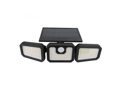 Luz De Segurança Solar Dobrável, Sensor De Movimento, 210 Leds, Ip65, 3 Modos Perfeita Para Áreas Externas Sy Go