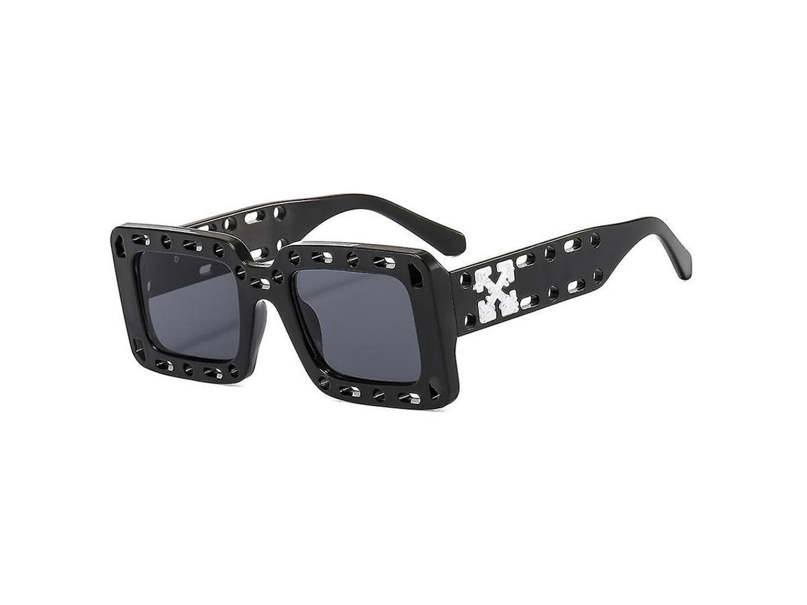 2026 óculos de Sol Oversized Quadrado para Homem e Mulher, Armação Preta Grande, Moda Uv400 2022