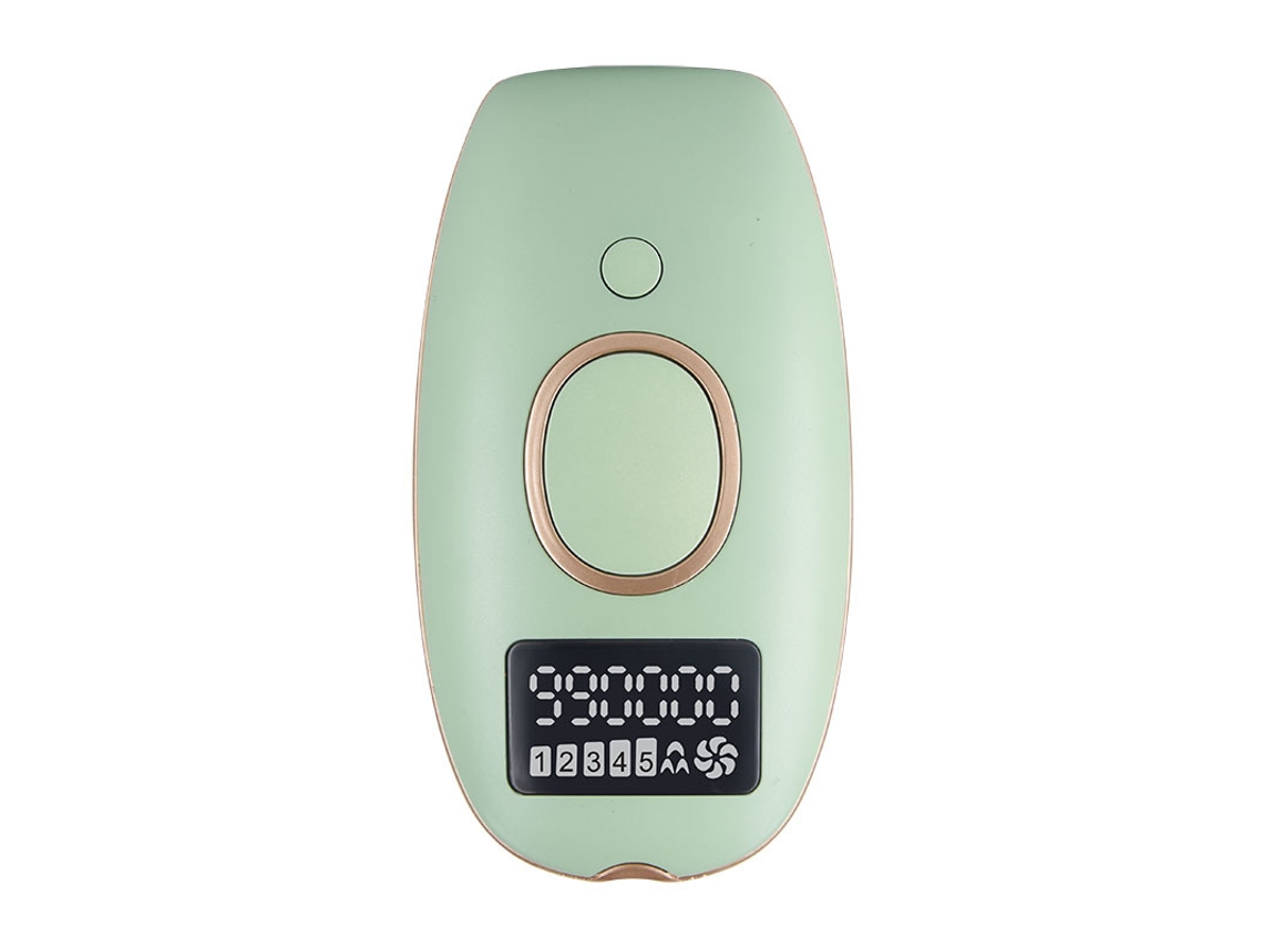 Aparelho de depilação a laser IPL YUNZII para mulheres com luz pulsada intensa (verde claro)