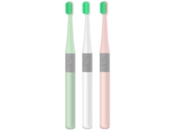 Escova de dentes elétrica sônica, 90 dias de uso, essencial para viagens, design à prova d'água e portátil, Lyx (pacote com 3)