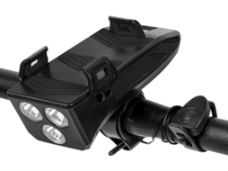 Suporte Bicicleta AREALER Y15564B-2000 4 in 1 Smartphone Preto