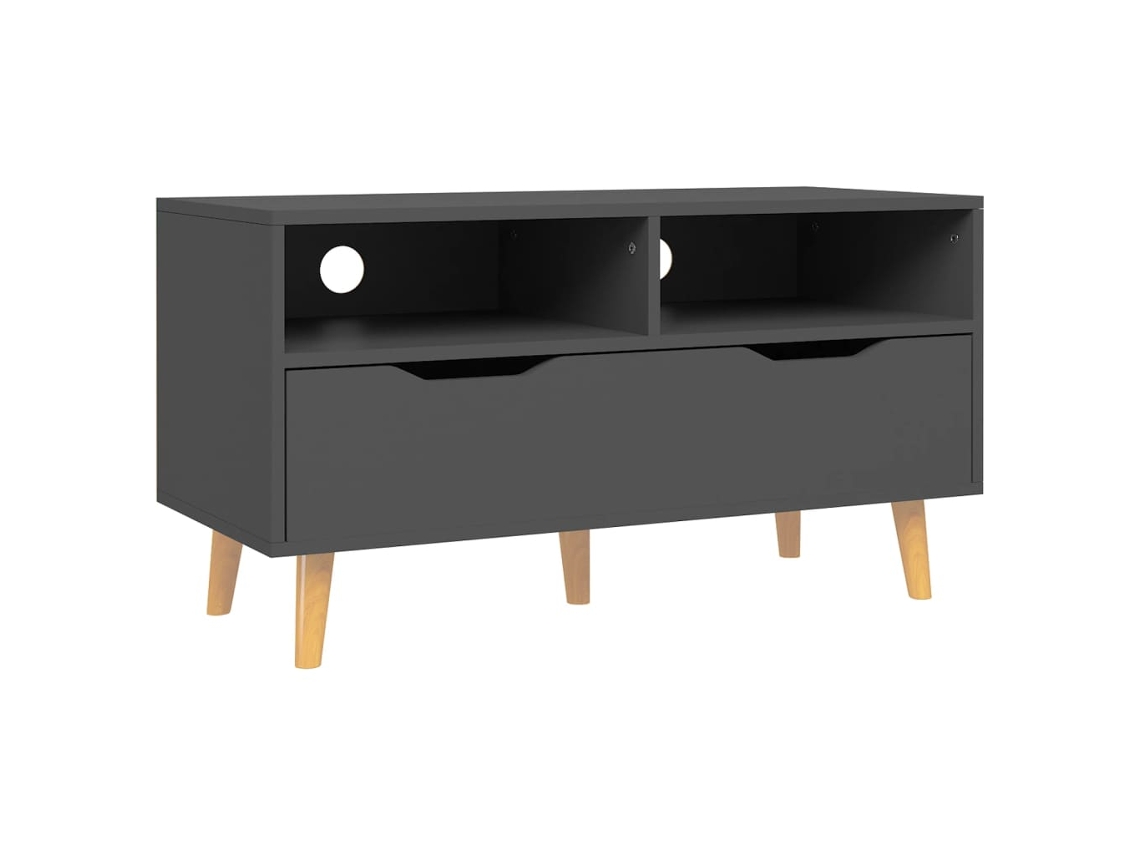 Tv Cabinet, Tv Cabinets Vidaxl Cinzeto Madeira Processada (n/a)