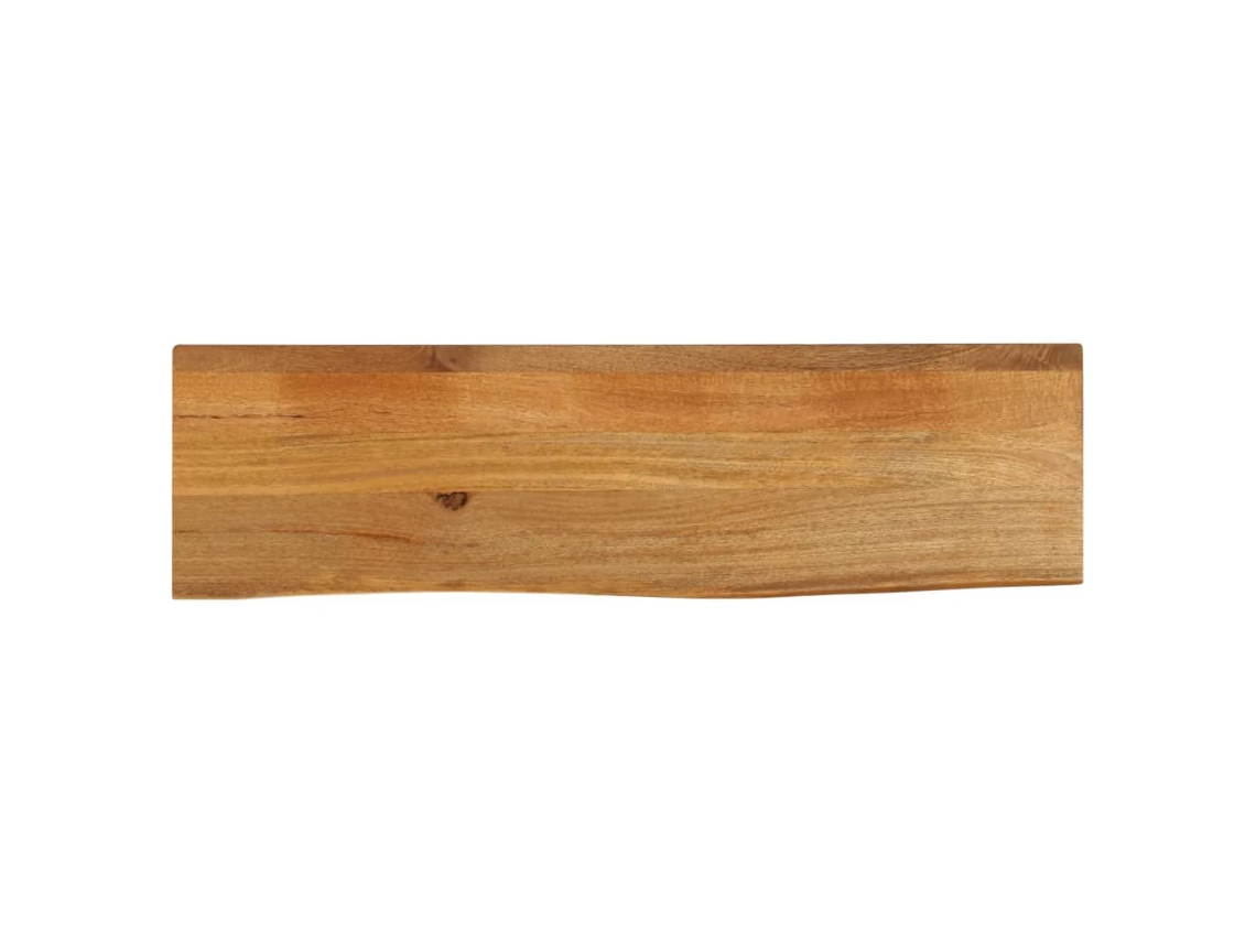 Vidaxl Tampo De Mesa C/ Borda Viva 110x20x3,8 Cm Mangueira Maciça