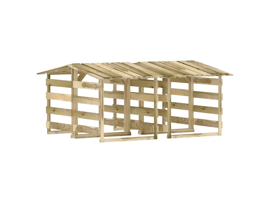 Pergola, Pergolas Vidaxl Marrom Madeira De Pinho Impregnada (100 X 90 X 100 Cm)