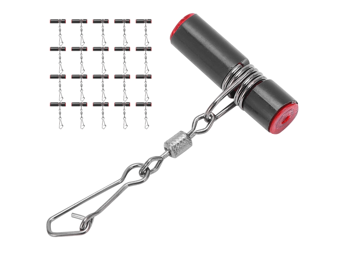 Swivel De Pesca Em Água Salgada Com Gancho Rápido E Resistente À Corrosão Plástico E Aço Inox