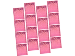Lote de 50 envelopes acolchoados para encomendas postais, 15x13 cm, rosa fúcsia, autoadesivos, resistentes e com ótima absorção de impacto.