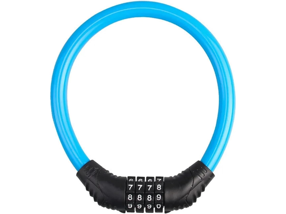 Cadeado De Bicicleta Com Combinação De 4 Dígitos E Senha, Fácil