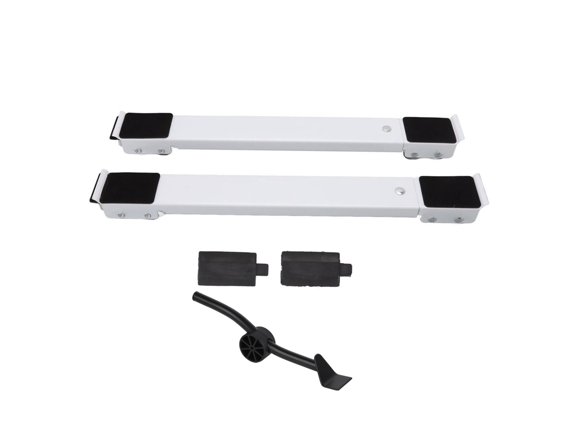 Base móvel extensível para eletrodomésticos com 24 rodas suporta 300kg geladeira máquina de lavar S/MARCA