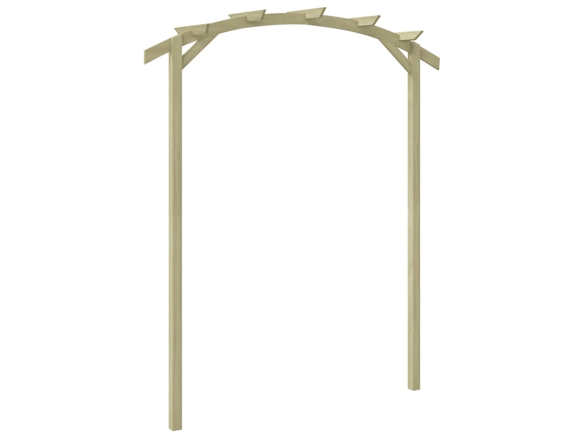 Vidaxl Pérgola De Jardim 180x210x40 Cm Madeira De Pinho Impregnada