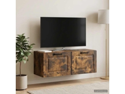 Vidaxl Gabinete De Tv De Parede Carvalho Fumado 78,5 X 31 X 30 Cm