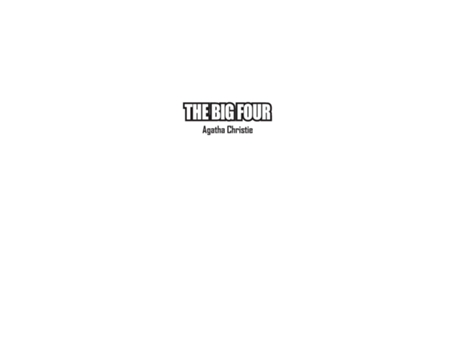 Livro The Big Four de Agatha Christie (Inglês)