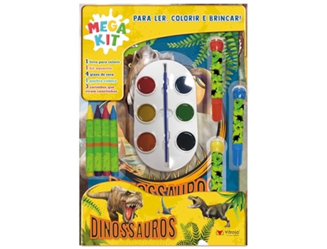 Livro Super Color Pack - Dinossauros de Vitrola Editora (Português)
