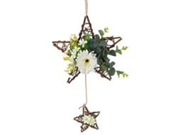 1Pcs Círculo de Rattan Pentagrama ALLINLESS