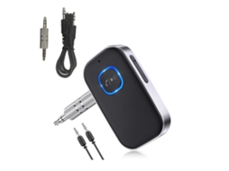 Receptor Bluetooth 5.0 Com Adaptador De Áudio Sem Fio Aux De 3,5 Mm, Chamadas Em Modo Mãos-livres, Redução De Ruído Para Carro, Som Doméstico E Até 16