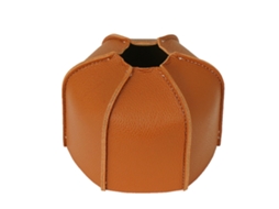 Capa Protetora de Couro Pu para Tanque de Gás Camping Estufa Outdoor 230g 1.5x9cm