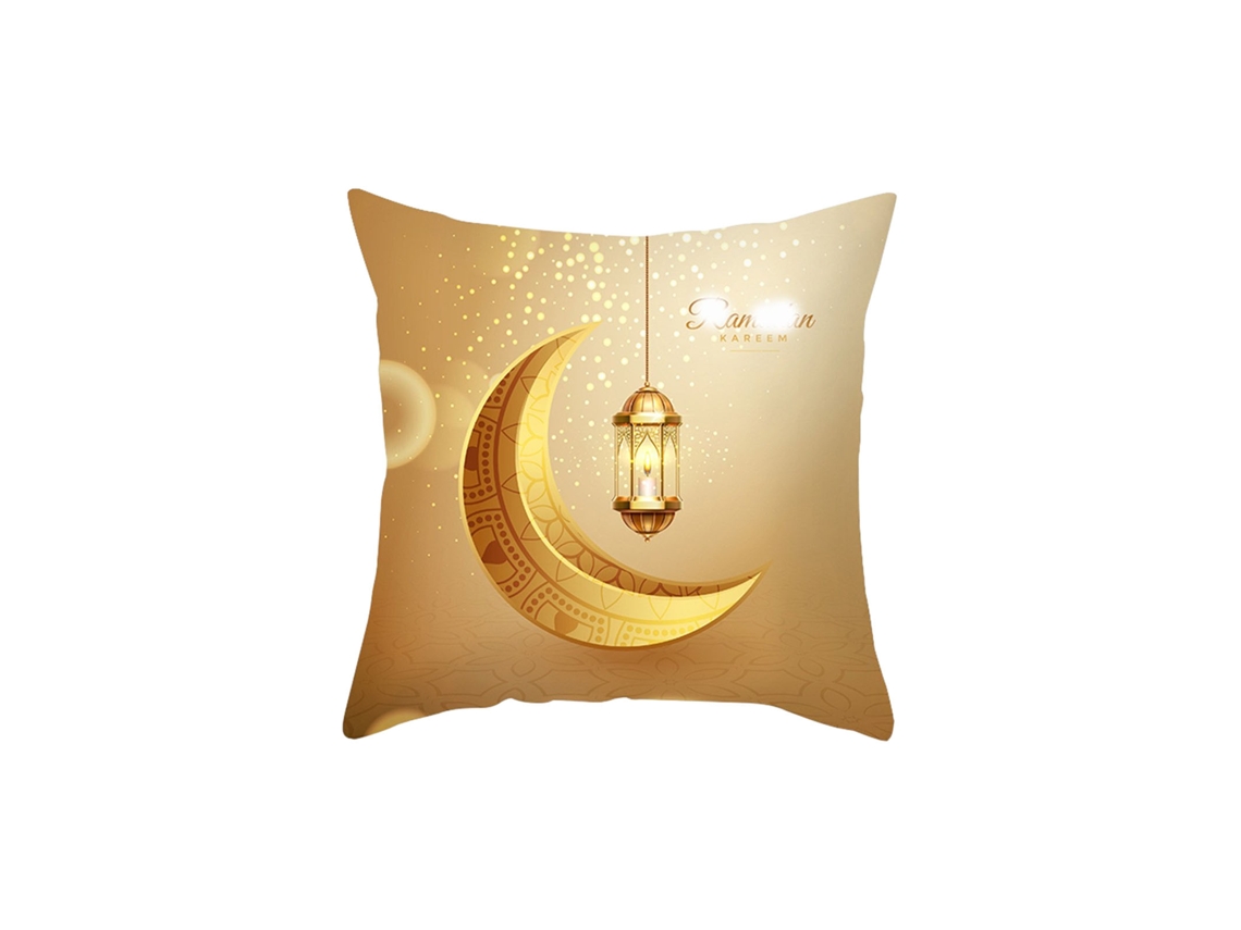 Laxiscreed Almofada Decorativa Golden Moon Para Sofá E Cama, Decoração De Sala E Quarto