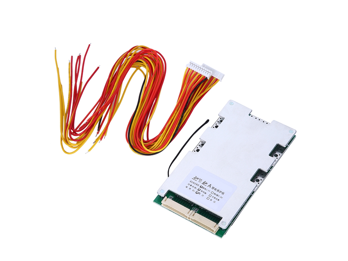 Placa de Proteção Bms Pcb para Bateria 20s 60a S/MARCA