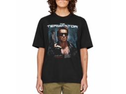 Rockinstone Terminator Jacket And Pistol Poster Smoke T-shirt Size:xxl