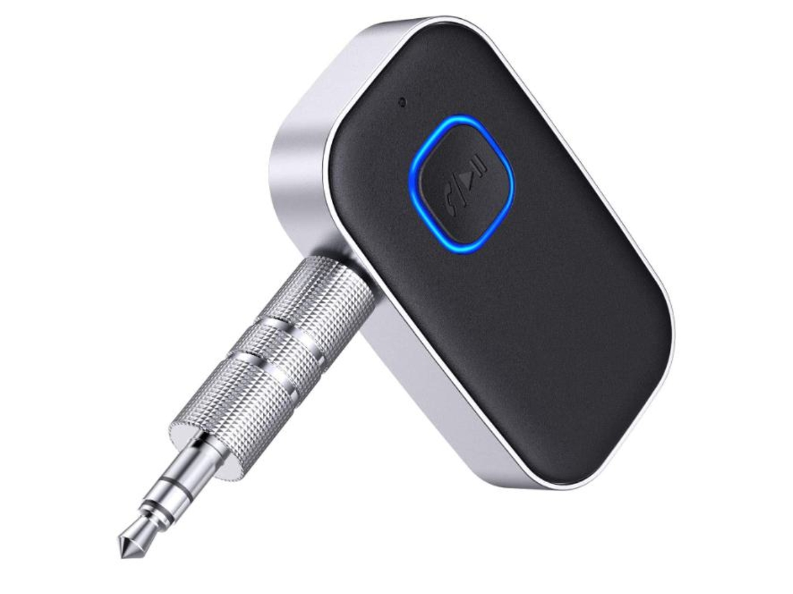 Receptor Bluetooth Yizhood J22 3.5mm Cancelamento Ruído 16h Preto