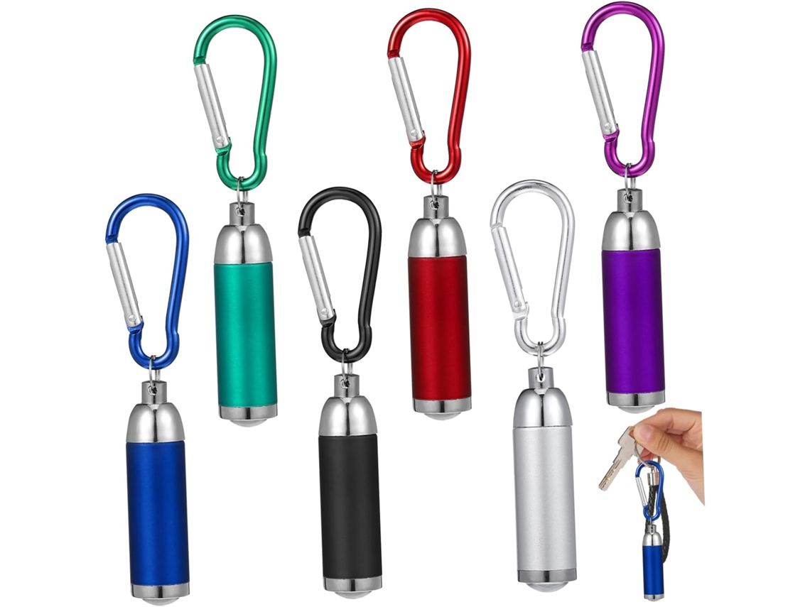 Conjunto De 12 Mini Lâmpadas De Alumínio Para Camping Com Iluminação Usb.